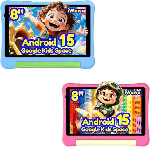 ALLDOCUBE 8 inch Kids Tablet Blue & Pink in Kuwait