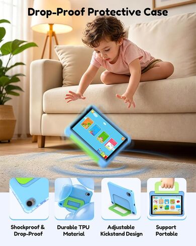 ALLDOCUBE 8 inch Kids Tablet Blue & Pink in Kuwait
