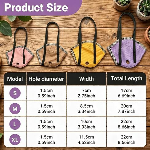 Parrot Outdoor Walking Bag, Escape-Proof Bird Carrier for Small to Large Birds, Secure Outdoor Bird Cage with Anti-Escape Design Structure （Pink S） in Kuwait