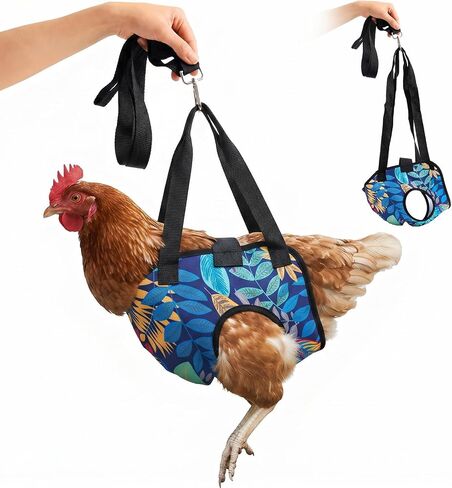 Chicken Holder Bag with Detachable Hand Strap, Chicken Carrier Sling Bag, Portable Poultry Transport Handbag for Hen Rooster Outdoor Walking Travel in Kuwait
