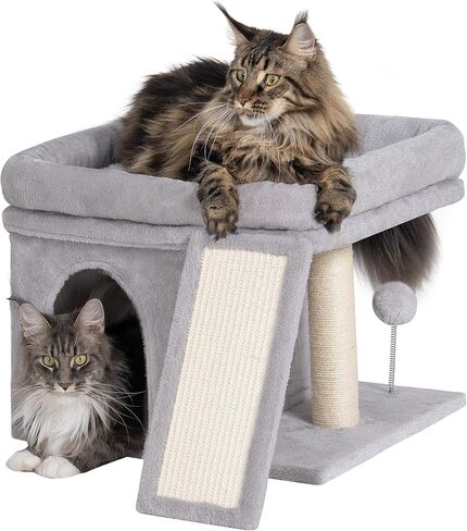Aechonow Cat Tree for Large Cats, 20x16.5 Perch Bed for Adult Senior Cats in Saudi Arabia