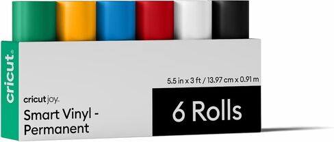Cricut Smart Permanent Vinyl, Sampler Pack (5.5in x 3ft, 6 Sheets) in Saudi Arabia
