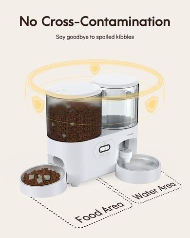 Yuposl Automatic Cat Feeder and Cat Water Dispenser, 10L Large Capacity in Kuwait