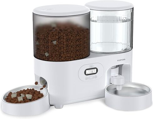 Yuposl Automatic Cat Feeder and Cat Water Dispenser, 10L Large Capacity in Kuwait
