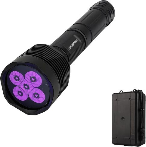 S5 UV Flashlight, Super Bright Black Light Flashlight with 5 LEDs, for UV Resin Curing, Rockhounding, Pet Urine Detecting, Scorpion Hunting (365NM) in Kuwait