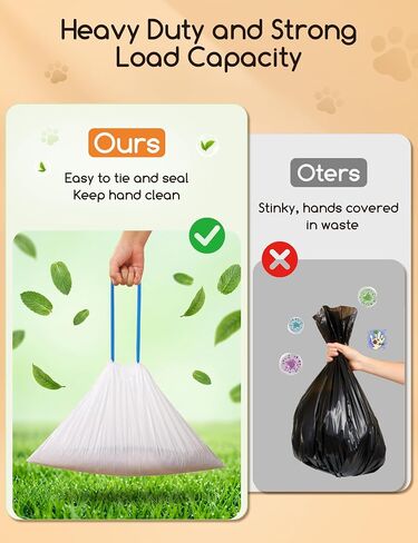Meowant Cat Litter Bags for MW-SC10, 29.13" ×12.8",60PCS in Kuwait