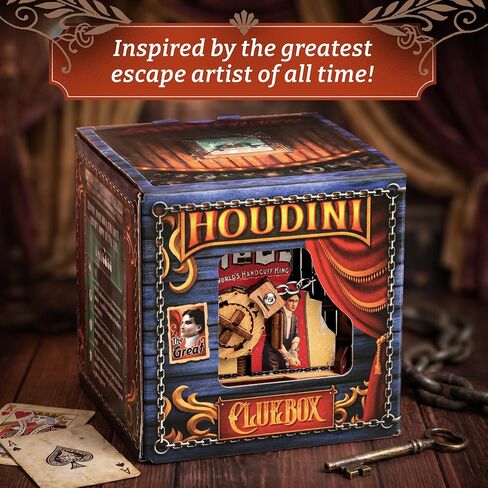 iDventure Cluebox Houdini's Escape Brain Teaser Puzzle Box for Adults in Saudi Arabia