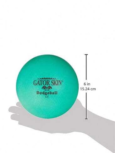 Gator Skin S&S Worldwide Foam Dodgeballs, Easy Grip Starter Balls, Low Density Foam, 6 Inch, 6 Pack in Kuwait