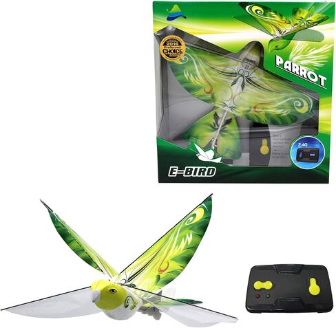 MUKIKIM eBird Blue Pigeon - Flying RC Bird Toy for Kids. Indoor/Outdoor Remote Control Bionic Flapping Wings Bird Helicopter. USB Recharging in Kuwait
