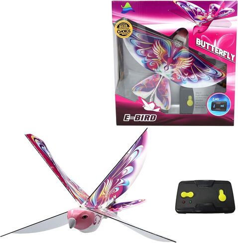 MUKIKIM eBird Blue Pigeon - Flying RC Bird Toy for Kids. Indoor/Outdoor Remote Control Bionic Flapping Wings Bird Helicopter. USB Recharging in Kuwait