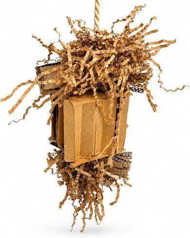Bonka Bird Toys 3857 Medium Shreddy Eddy Foraging Shred Small Medium Bird Toy Cardboard Waffle Crinkly Paper Conures Parakeets African Greys and Other Similar Birds in Kuwait