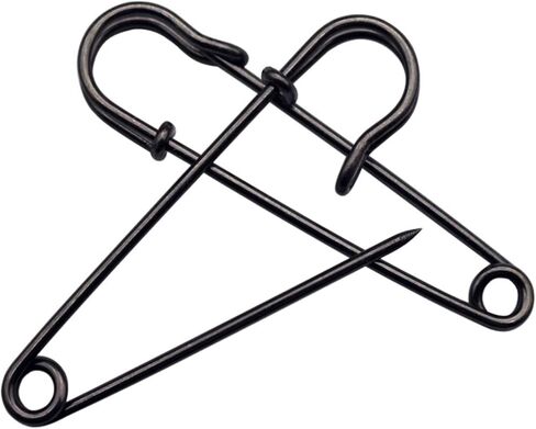 15Pcs 4" Heavy Duty Steel Black Safety Pins for Blankets & Clothes in Saudi Arabia