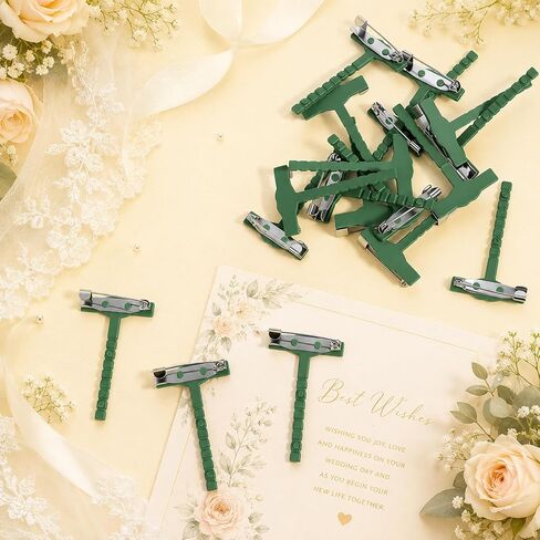 40 pcs Boutonniere Pins, T-Shaped Corsage Pins for Men in Saudi Arabia