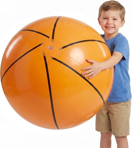 24-Inch Giant Inflatable Footballs - Blow Up Ball Party Decoration - 3 Pack in Kuwait