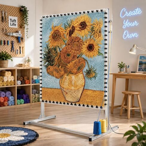 54" Rug Tufting Frame for Rug Making, Primary Tufting Cloth Aluminum Metal in Saudi Arabia