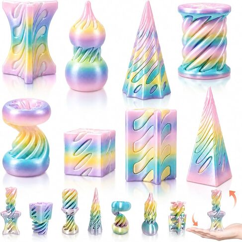 8 Pack 3D Printed Fidget Toys, Impossible Passthrough Toy Set in Saudi Arabia