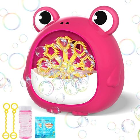 Frog Bubble Machine Toys for Kids 3-8, Outdoor Party Birthday Gift in Saudi Arabia