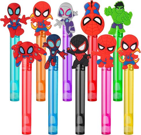 Spidey Party Supplies,20 Pcs Bubble Wands for Kids,Goodie Bag Stuffers Gift in Kuwait