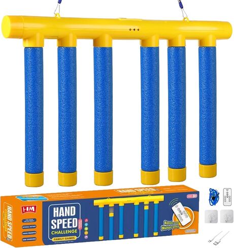 Reflex Drop Sticks Challenge Game - 3 Adjustable Speed Modes in Saudi Arabia