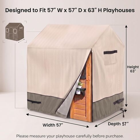 Kids Outdoor Playhouse Cover, Heavy Duty Waterproof Windproof in Kuwait