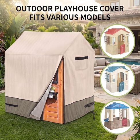 Kids Outdoor Playhouse Cover, Heavy Duty Waterproof Windproof in Kuwait
