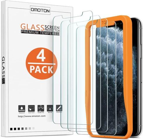 OMOTON Tempered Glass Screen Protector for New iPod Touch 7th Generation 6th Gen 5th Gen (2015/2019 Released), 2 Pack in Kuwait