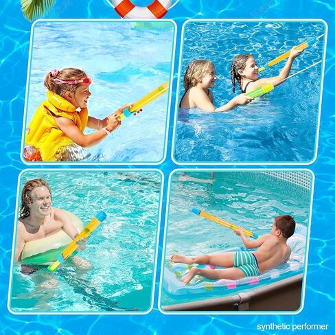 Water Gun for Kids, 18Pcs Super Water Blaster, Long Range Squirt Guns for Pool Beach Summer Outdoor Party, Easy Pump Action Water Toys for Boys Girls Adults in Kuwait
