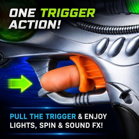 Light Up Toy Space Gun LED Lights & Sound Electric Galaxy Kids Blaster in Saudi Arabia