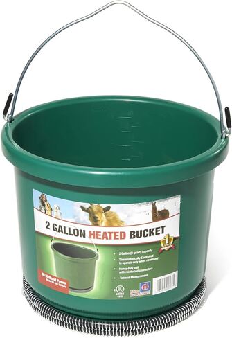 Farm Innovators Heated Water Bucket, 16 Gallon 200W Livestock Waterer in Kuwait