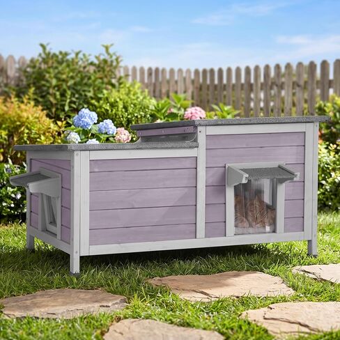 Aivituvin House Outdoor Cat House Outside Cat Outsid in Kuwait
