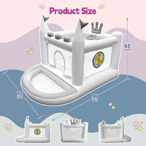 Inflatable Bounce House for Kids, PVC Small Bouncy Castle in Saudi Arabia