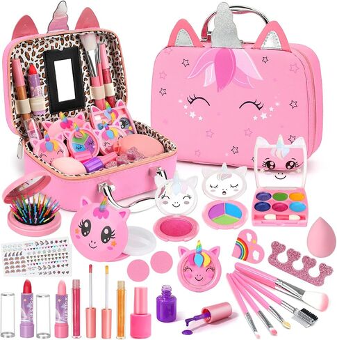 Heaning Real Kids Makeup Girl Toys - Safe / Non-Toxic / Washable in Kuwait