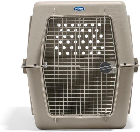 Petmate Ultra Vari Dog Kennel for Extra Large Dogs (Durable, Heavy Duty Dog Travel Crate, Made with Recycled Materials, 48 in. Long) 90 to 125 lbs, Made in USA in Kuwait