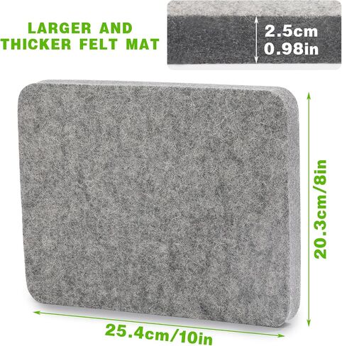 IMZAY Needles Felting Tools, 8"x10" Felting Pad, Large Needle Felting Mat, 50 Colors Needle Felting Wool, 5g/Pack Wool Roving Yarn for DIY Craft in Kuwait