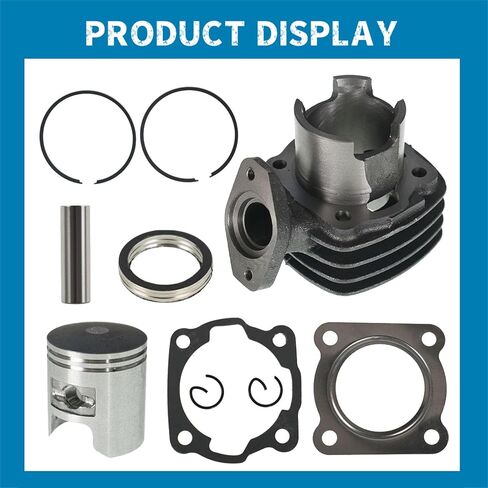 Silscvtt Cylinder Piston Top End Kit Replacement for Honda Spree 50 NQ50 in Kuwait