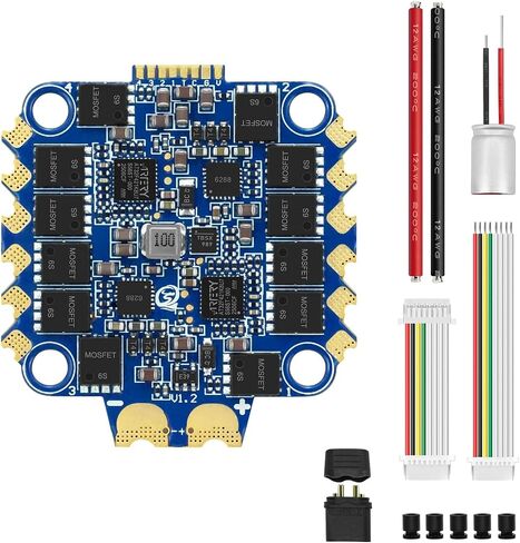 SEQURE 65A 4in1 ESC 2-6S Electric Speed Controller 30.5x30.5mm for FPV Racing Drones Freestyle - AM32 in Saudi Arabia