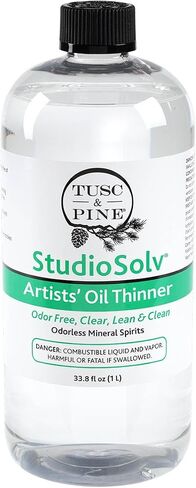Tusc & Pine StudioSolv™ Odorless Mineral Spirits 33.8oz (1L) in Saudi Arabia