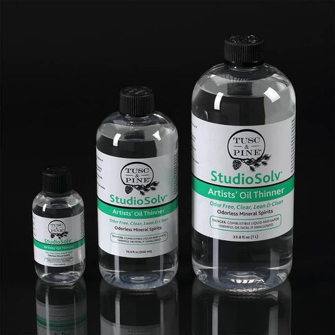 Tusc & Pine StudioSolv™ Odorless Mineral Spirits 33.8oz (1L) in Saudi Arabia