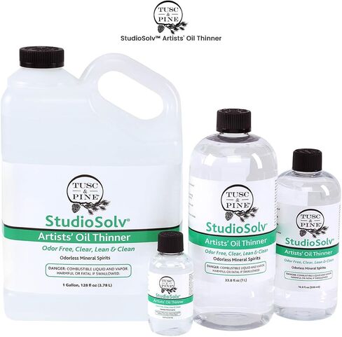 Tusc & Pine StudioSolv™ Odorless Mineral Spirits 3.4oz (100ml) in Saudi Arabia