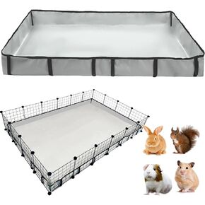 DZWLKJ Guinea Pig Cage Liner Tarp Bottom Waterproof and Washable.Available in 22 Sizes. Base Also for Rabbits, Bunny, Chinchesillas, Hedgehog, Ferrets and Other Small Animals(24x48 inches) in Kuwait