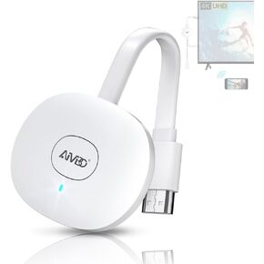 محول دونجل عرض HDMI لاسلكي 4K 1080P، أفلام بث واي فاي، يعرض جهاز استقبال لأجهزة i-Phone، i-Pad، Android، الكمبيوتر اللوحي، الكمبيوتر المحمول، نافذة إلى HDTV/شاشة/جهاز عرض، Miracast متوافق، Air Play، DLNA in Kuwait
