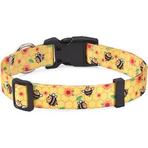 Halloween Dog Collar - Pumpkin Bat Ghost Pattern - Adjustable for Small Medium Large Dogs(Halloween,M) in Saudi Arabia