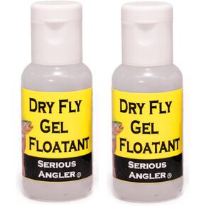 Dry Fly Gel Floatant Twin Pack - Advanced Formula Provides a Durable Hydrophobic Shield, Keeping Flies Dry and Riding High Like Natural Insects, Even in Rough Water. Made in the USA. in Kuwait