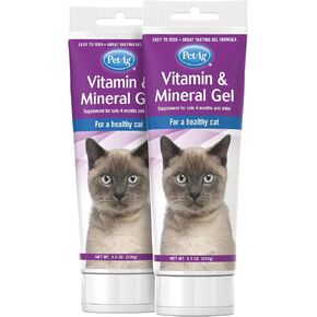 PetAg Vitamin and Mineral Gel Supplement - Immune Support for Cats - Contains Vitamin D and Zinc - 3.5 oz (2 Pack) in Kuwait