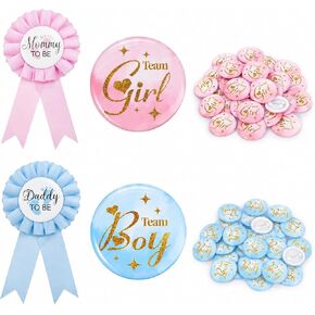 32Pcs Gender Reveal Pins Decorations Set for Gender Reveal Games in Kuwait