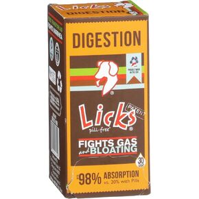 Dog Digestion - Dog Gut Health and Gas Relief - Bloating Relief and Digestion Supplement for Dogs - Dog Health Supplies - Gel Packets - 30 Use in Saudi Arabia