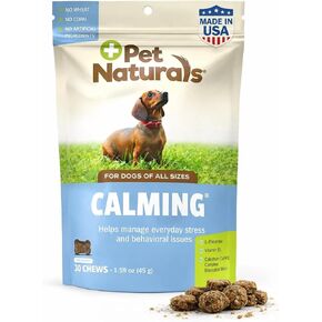 Pet Naturals Calming Chews for Medium and Large Dogs, Chicken, 30 Count in Kuwait