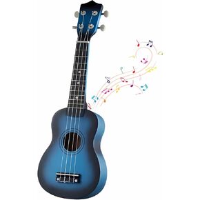 21 Inch 4 String Wooden Acoustic Guitar Ukulele for Beginner (Pink) in Kuwait