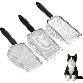 3PCS Cat Litter Scoop, Mesh Kitty Litter Scooper (2.8/3.8/5mm Mesh) in Kuwait
