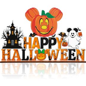 Mouse Halloween Decorations Wood Table Centerpieces in Kuwait